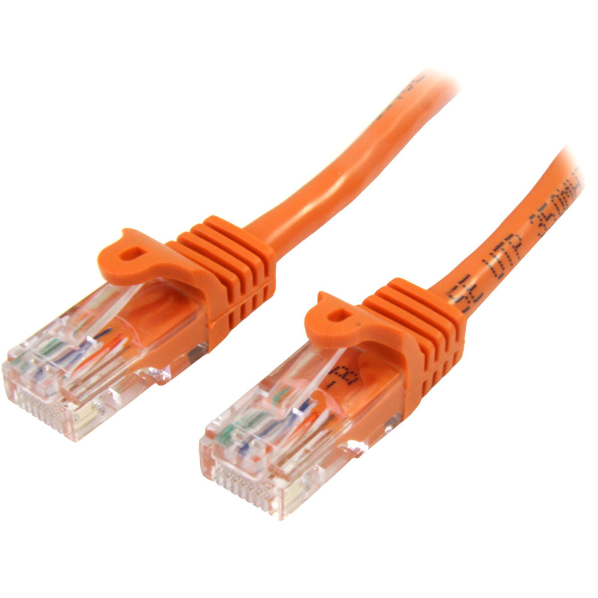 2m Orange Snagless UTP Cat5e Patch Cable