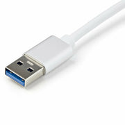 USB 3 to Gigabit Network Adapter -Silver