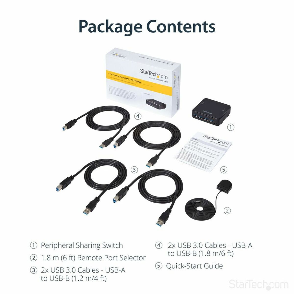 Switch - 4X4 USB 3.0 Peripheral Sharing
