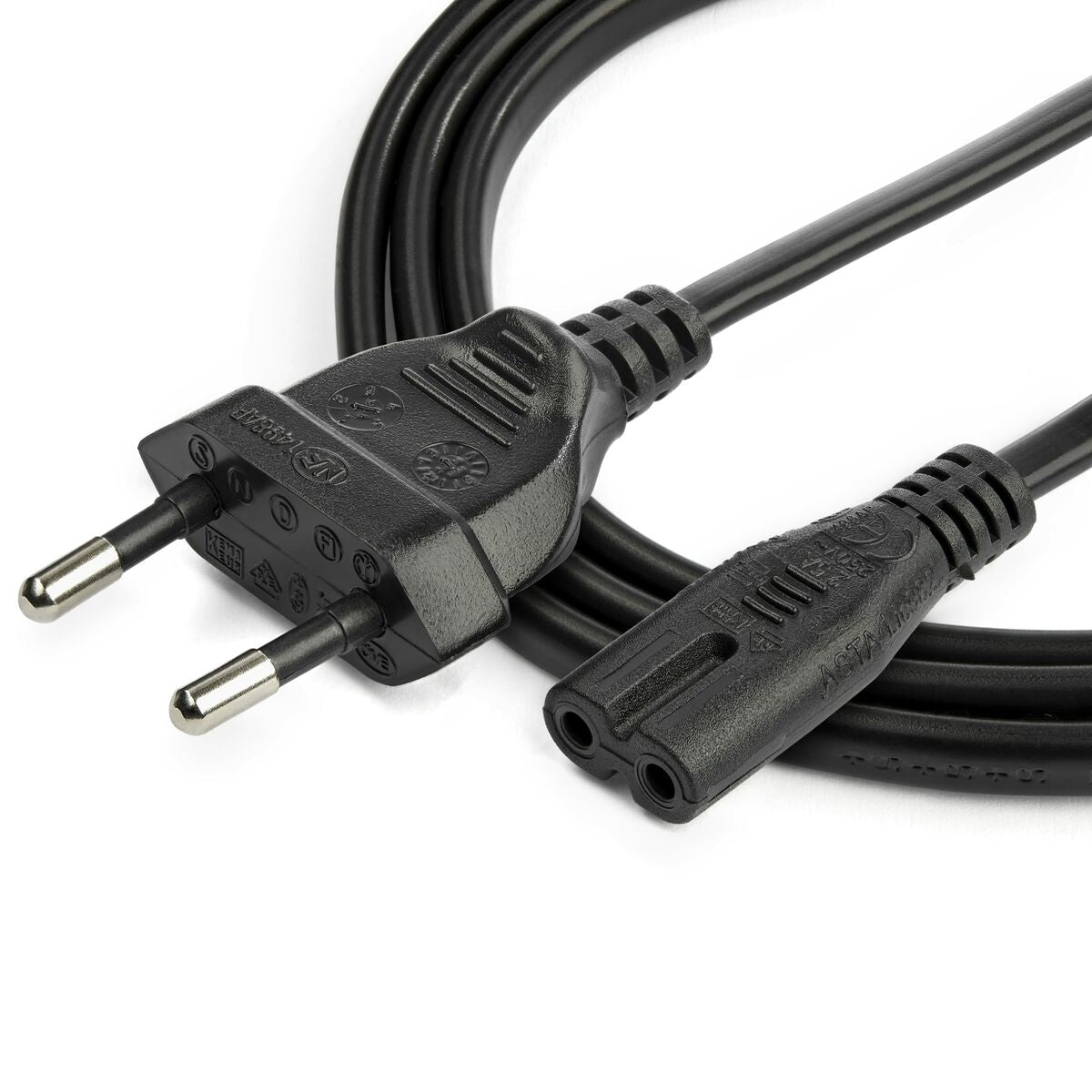 2m Laptop Power Cord EU Plug to C7