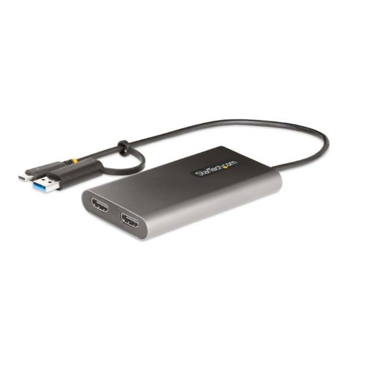USB-C to Dual-HDMI Adapter 4K 60Hz PD