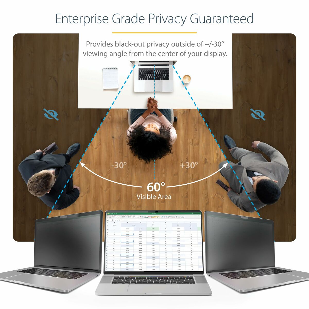 14in 16:10 Laptop Touch Privacy Screen