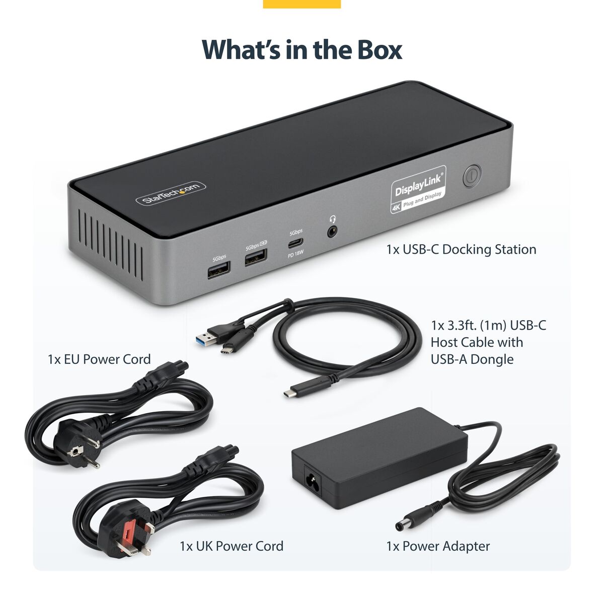 Triple-Monitor USB-C Dock 140W PD