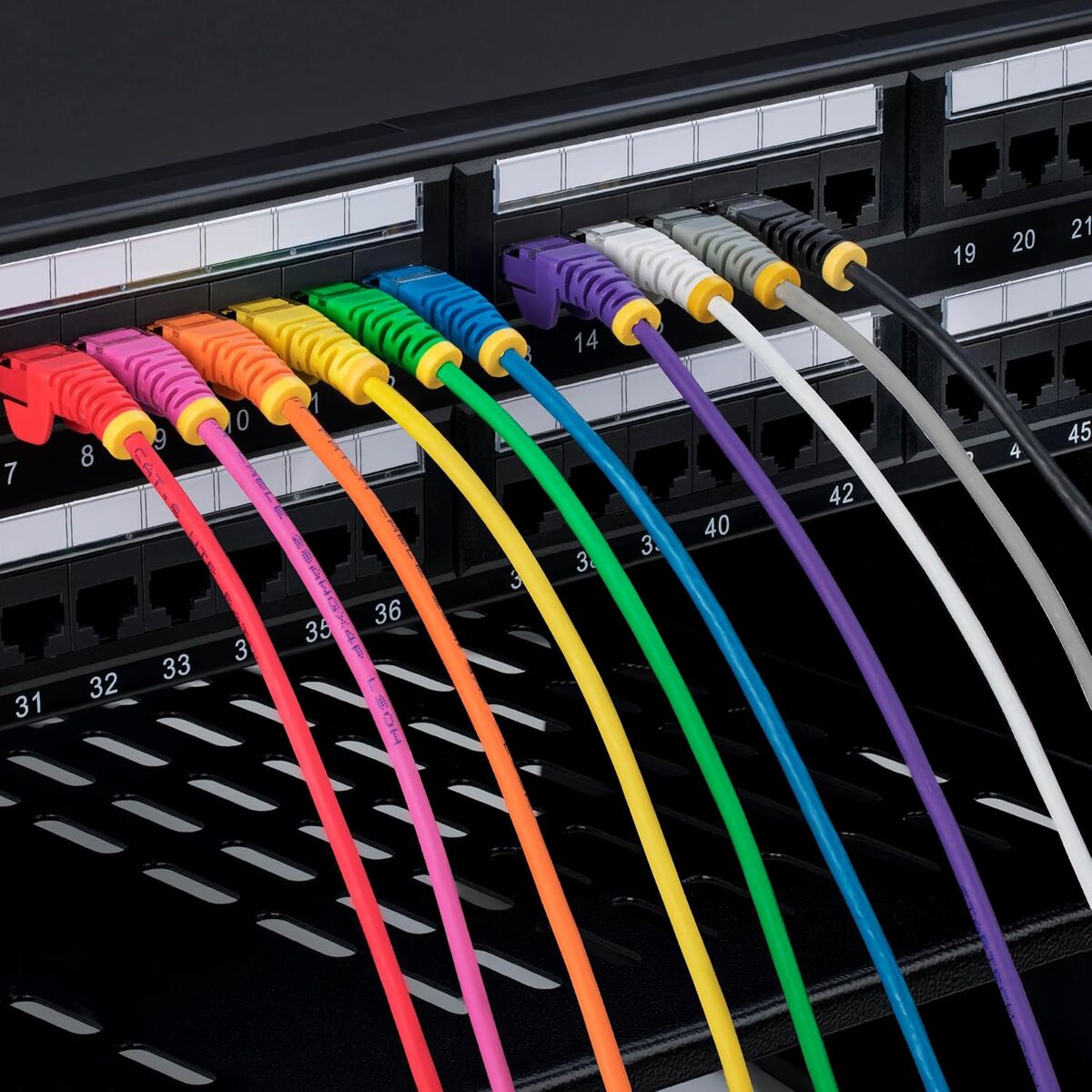 2.5m Orange Slim CAT6 Ethernet Cable
