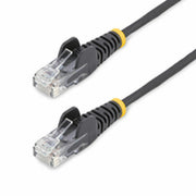 15m Black Slim CAT6 Ethernet Cable