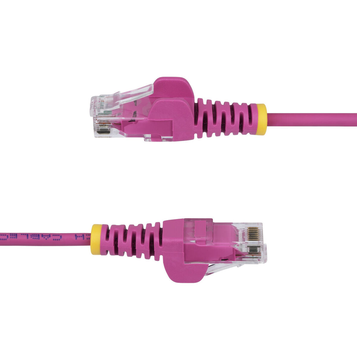 1m Pink Slim CAT6 Ethernet Cable