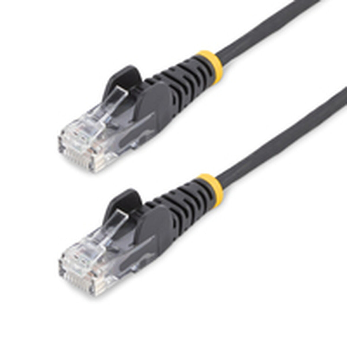 25cm Black Slim CAT6 Ethernet Cable