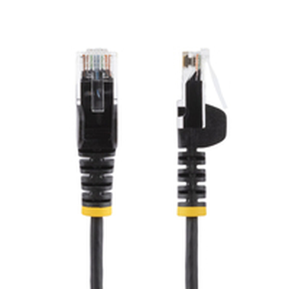 25cm Black Slim CAT6 Ethernet Cable
