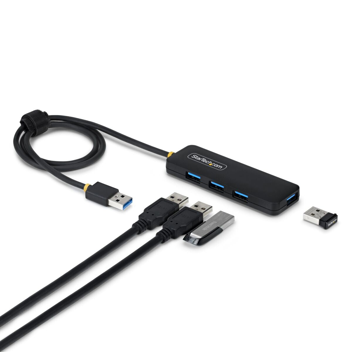 4-Port USB-A Hub Bus Powered 5Gbps
