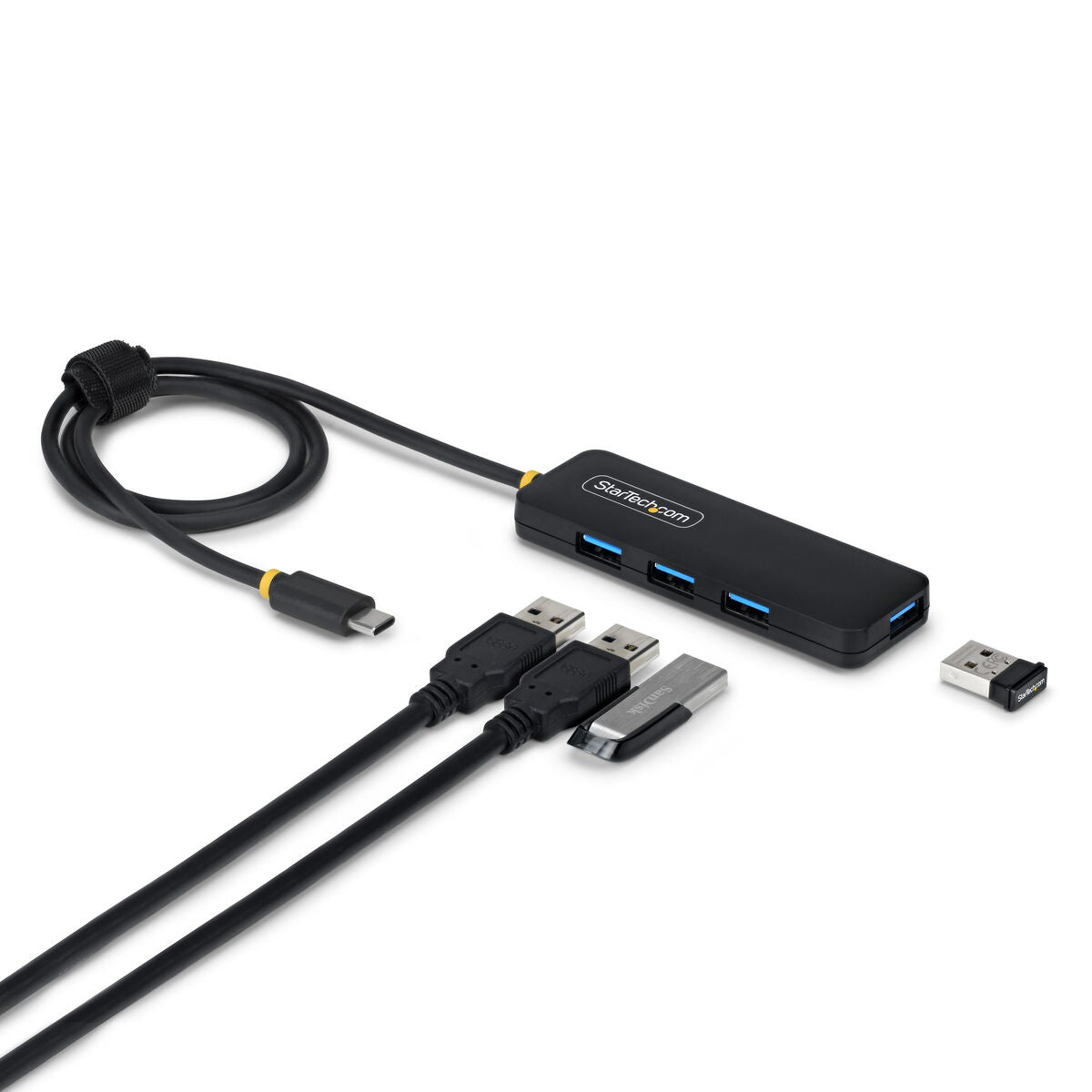 4-Port USB-C Hub 5Gbps Bus Powered