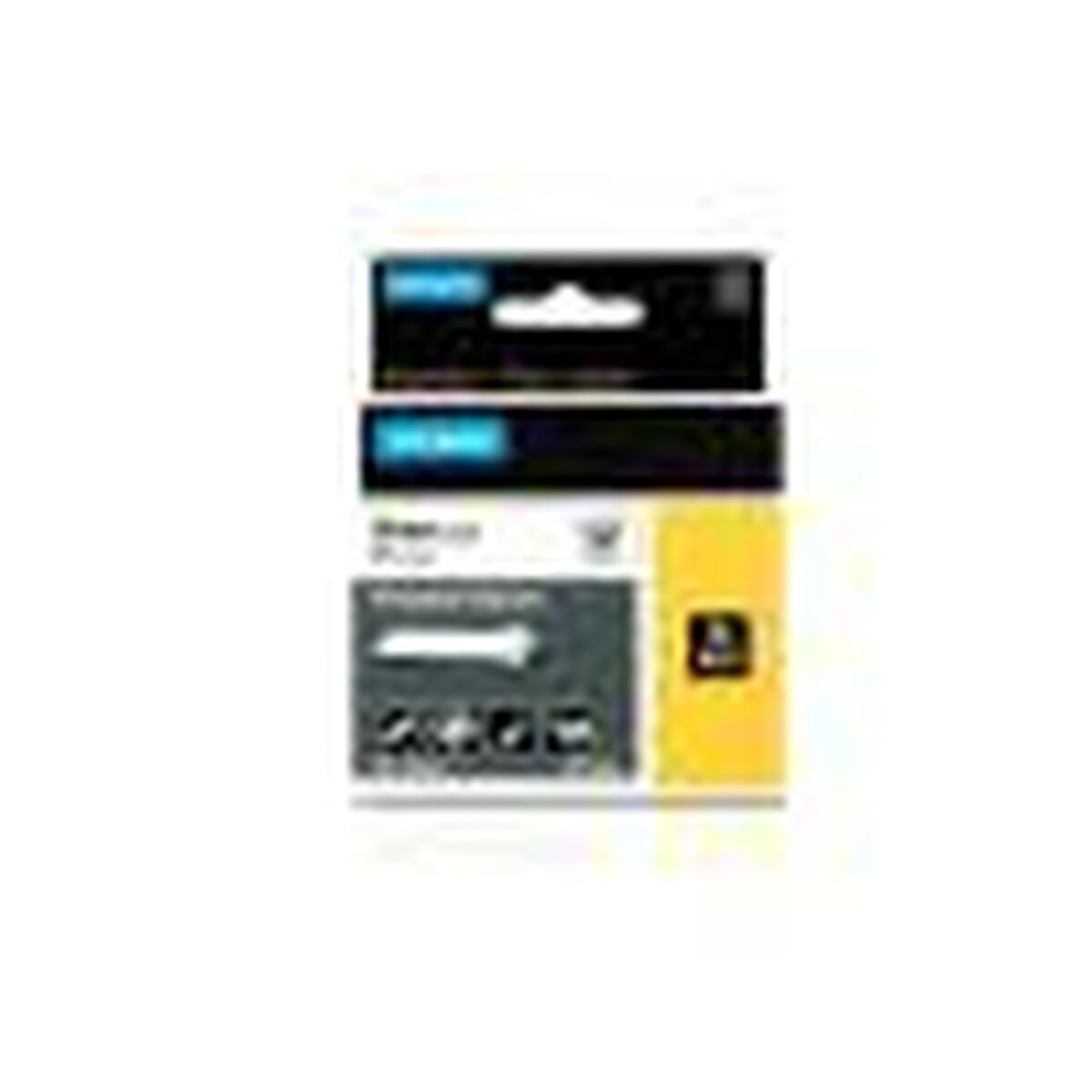 DYMO Rhino étiquette industrielle Nylon flexible 24 mm x 3,5 m noir/blanc