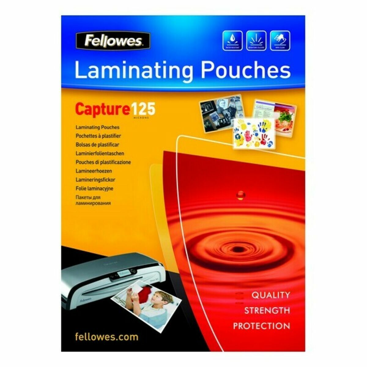 FELLOWES IL POCHETTES A4 125 MICRONS X 100