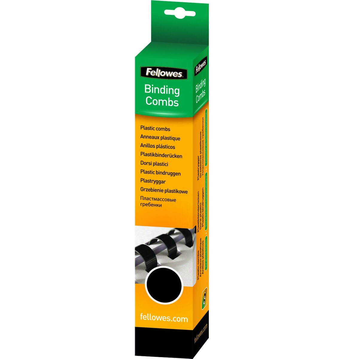 FELLOWES 5346108 Binding comb 10mm black 100pcs