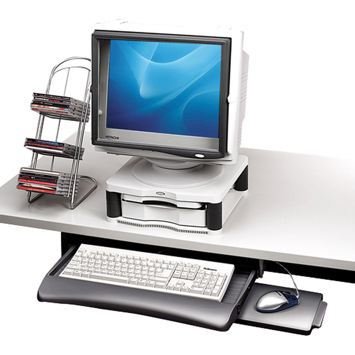 FELLOWES Support clavier Graphite