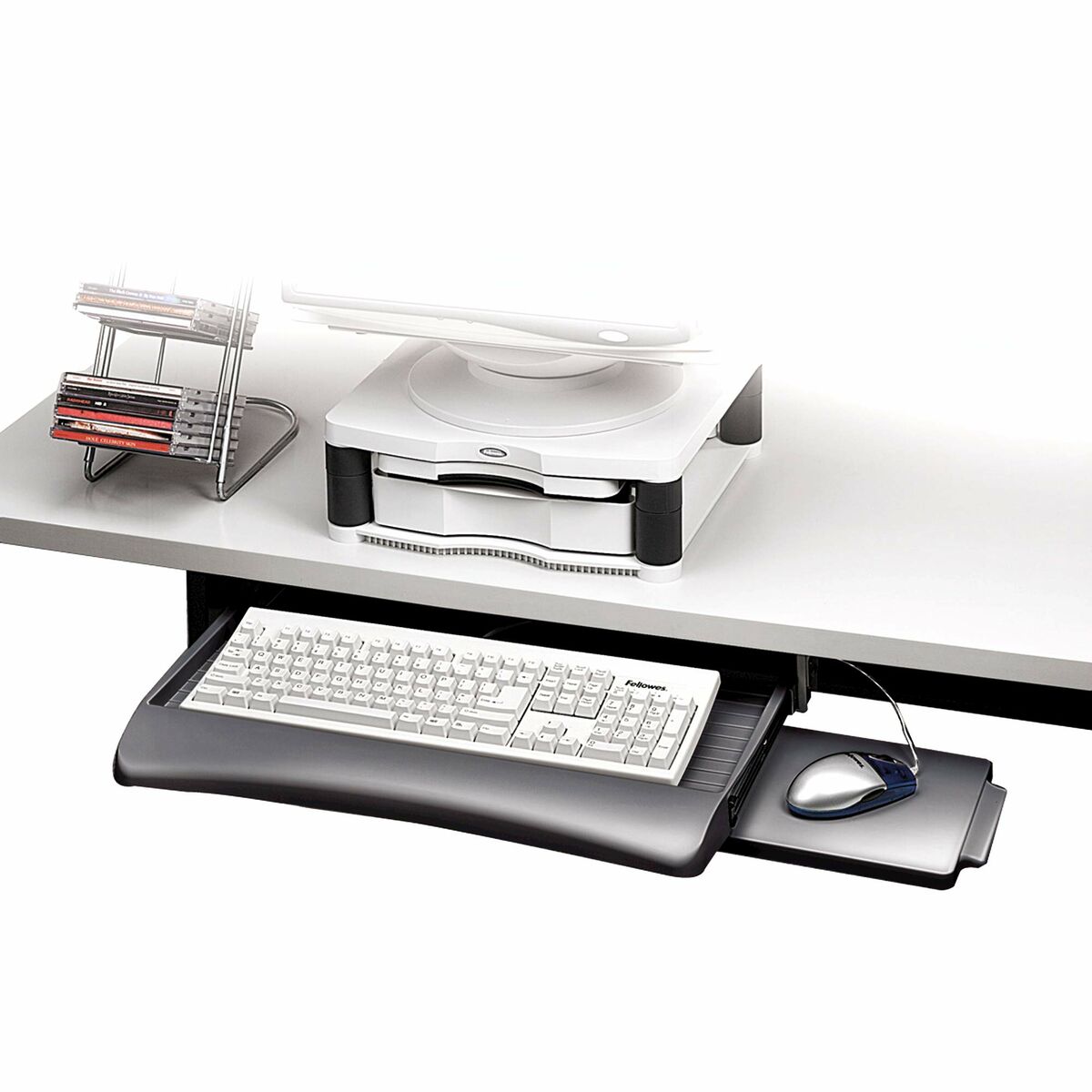 FELLOWES Support clavier Graphite