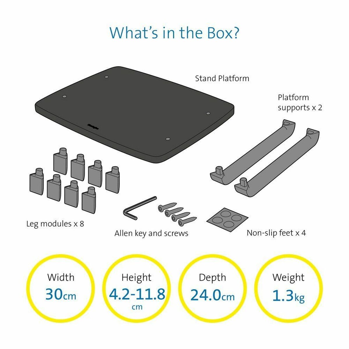 Monitor Stand Black