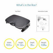 Solemate Plus Foot Rest Black
