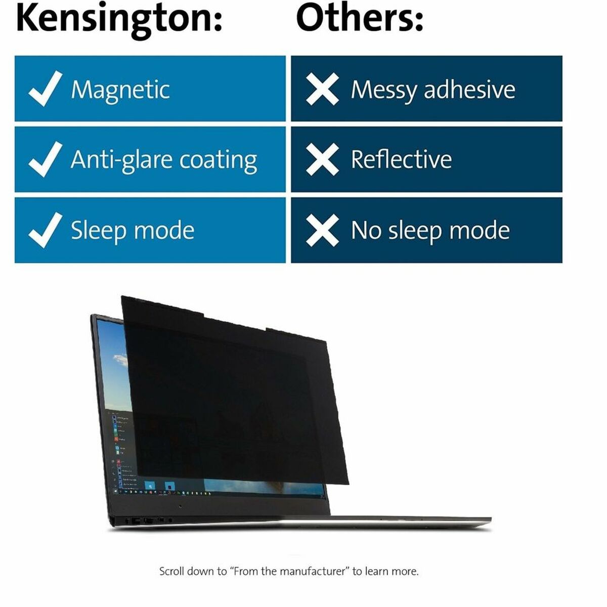 Magn Priv Scr Filt f 14 16:9 Laptop