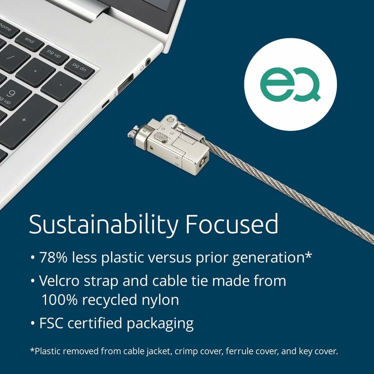 Slim NanoSaver 2.0 EQ Keyed Laptop Lock
