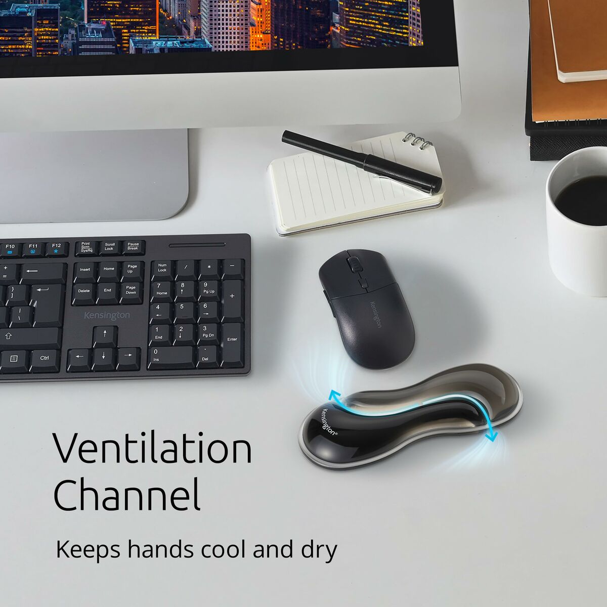 Slim Duo Gel Mouse/Trackball Wrist Rest