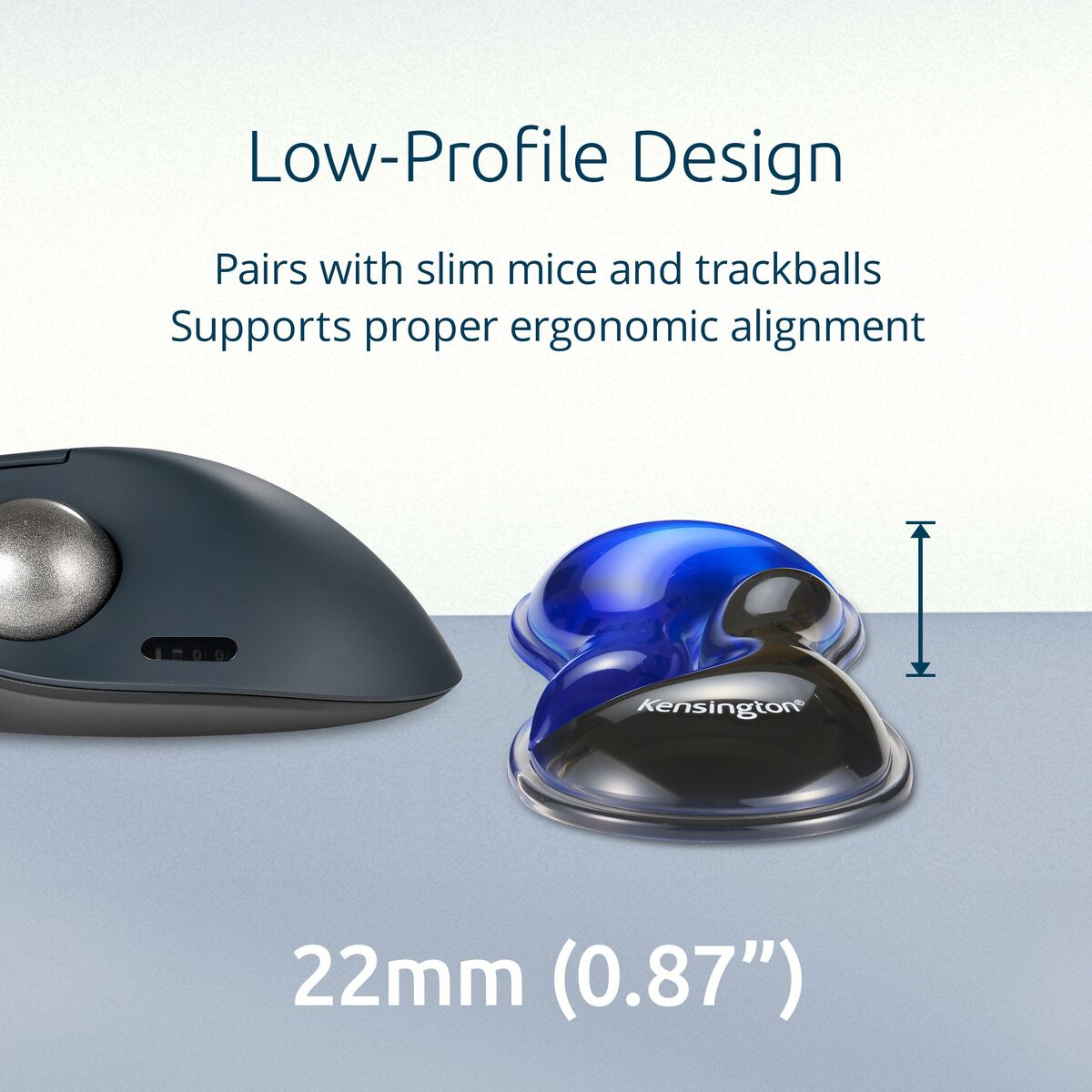 Slim Duo Gel Mouse/Trackball Wrist Rest