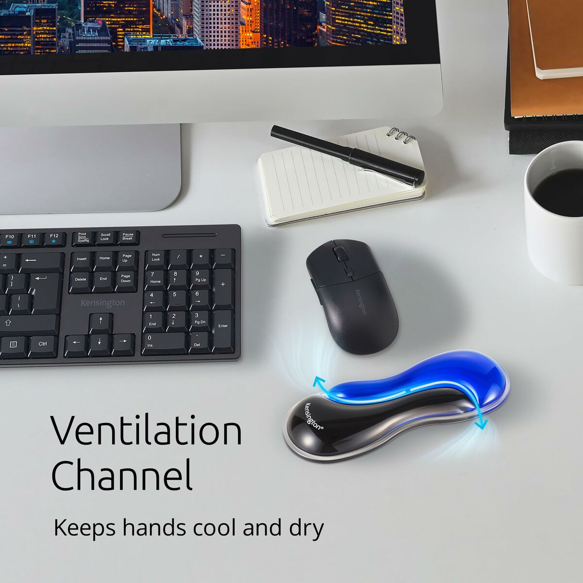 Slim Duo Gel Mouse/Trackball Wrist Rest