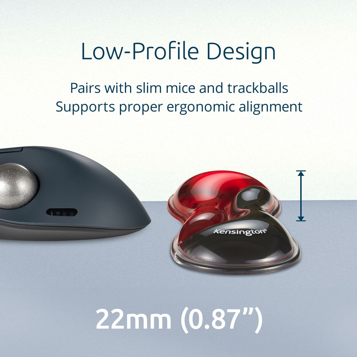 Slim Duo Gel Mouse/Trackball Wrist Rest