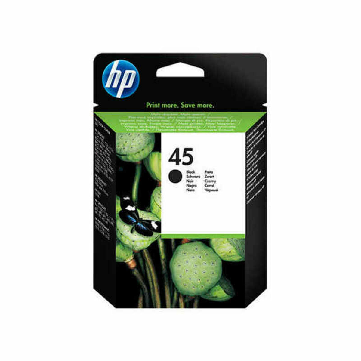 HP 45 original Ink cartridge 514645AE black high capacity 42ml 930 pages 1-pack