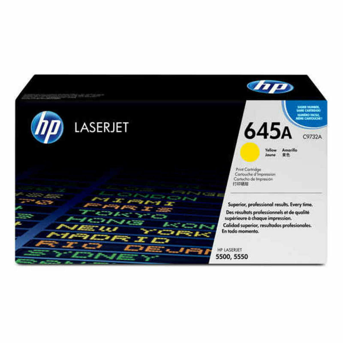 HP 645A original Colour LaserJet Toner cartridge C9732A yellow standard capacity 12.000 pages 1-pack