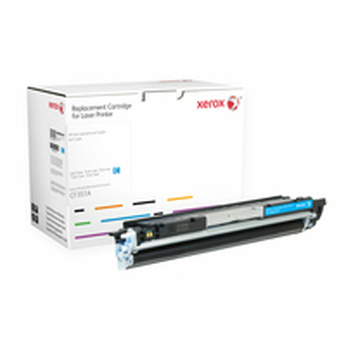 XEROX Cyan Toner Cartridge equivalent to HP 130A for use in HP CLJ Pro M176 MFP M177 MFP