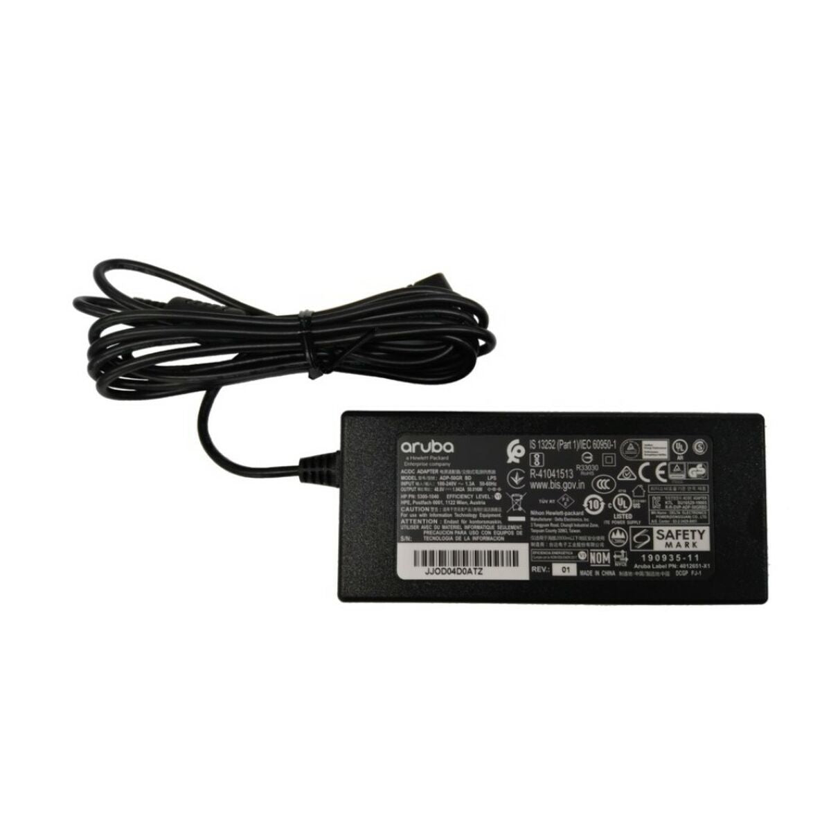 HPE Aruba AP-AC2-12B Desktop Style Power Adapter with Type B Connector 12V/36W AC/DC