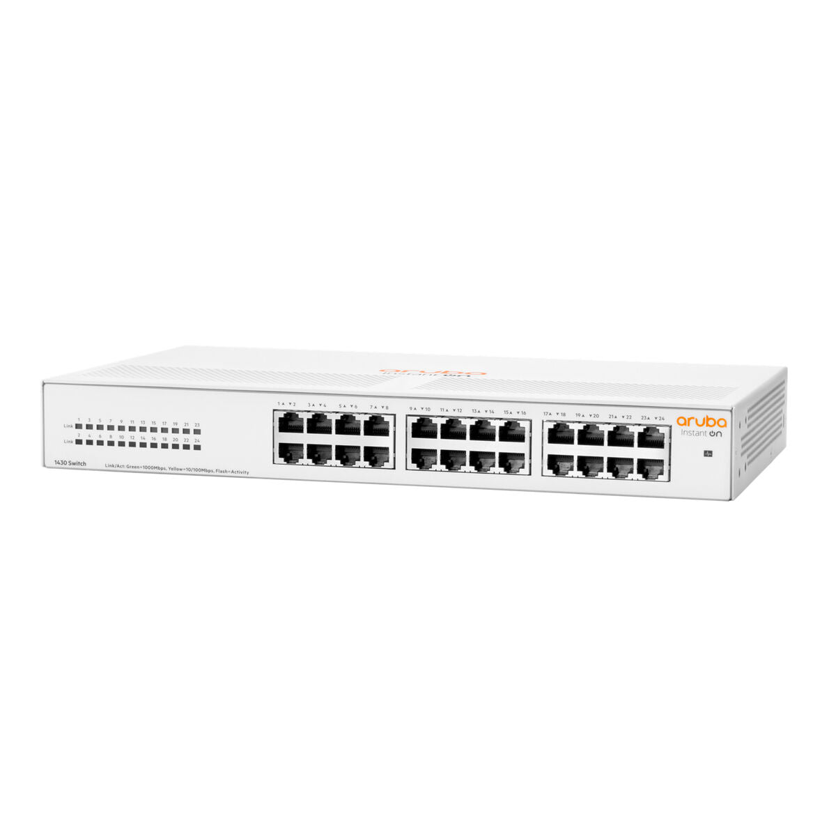 HPE Networking Instant On 1430 24G Switch Commutateur non géré 24 x 10/100/1000 de bureau Montable sur rack fixation murale BTO