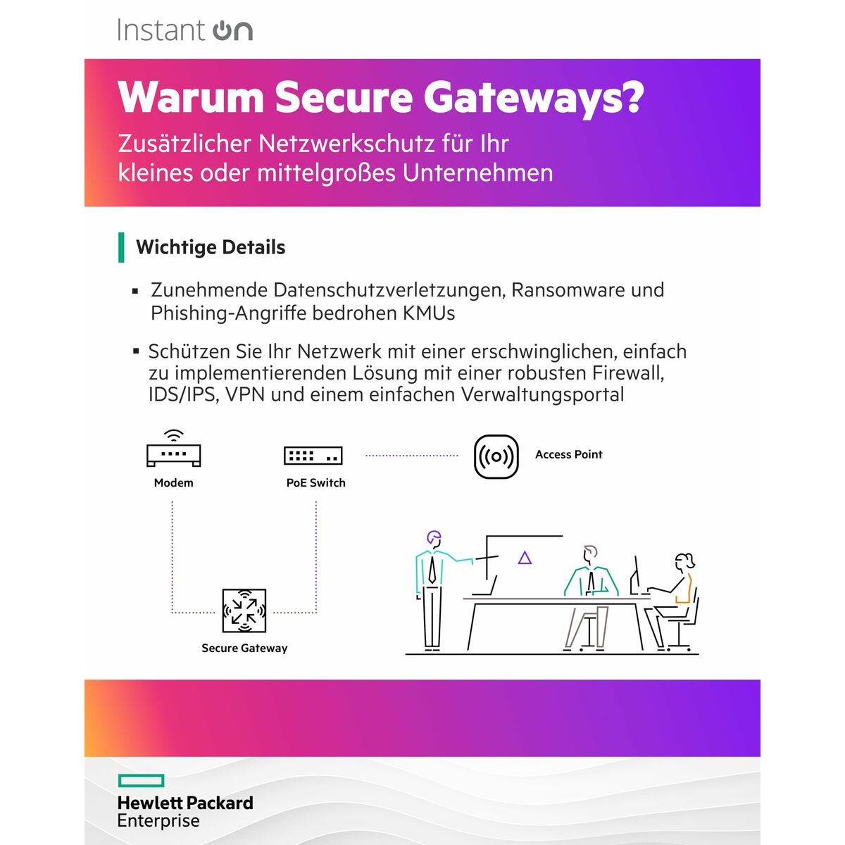 HPE Networking Instant On Secure Gateway 4-port Gigabit SG1004 EU en