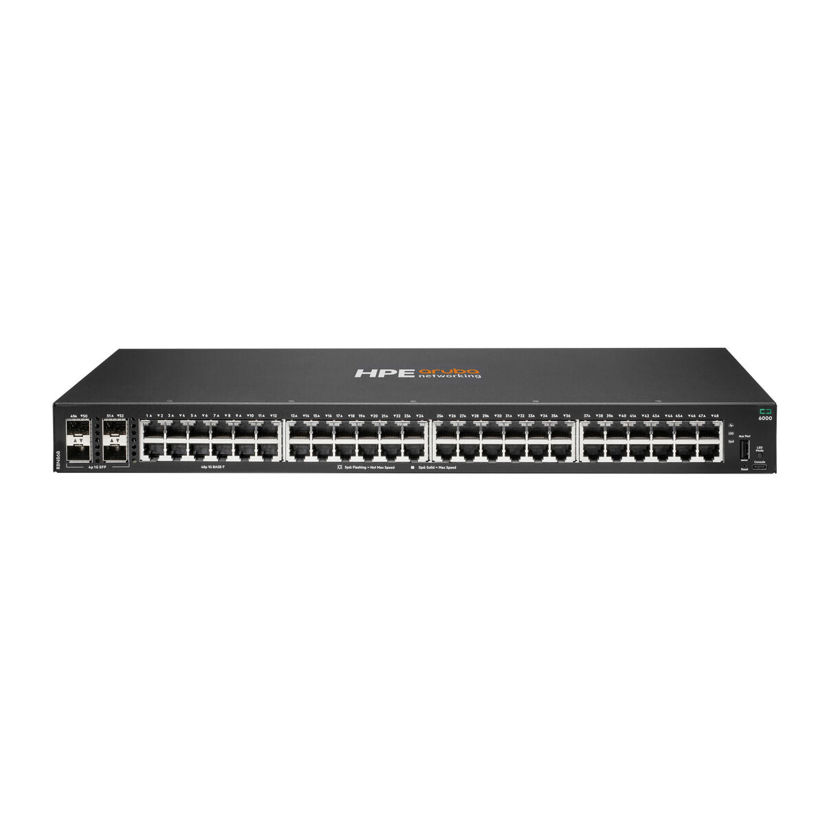 HPE Aruba Networking CX 6000 48p 10M/100M/1G 4p SFP 1G Switch EU en