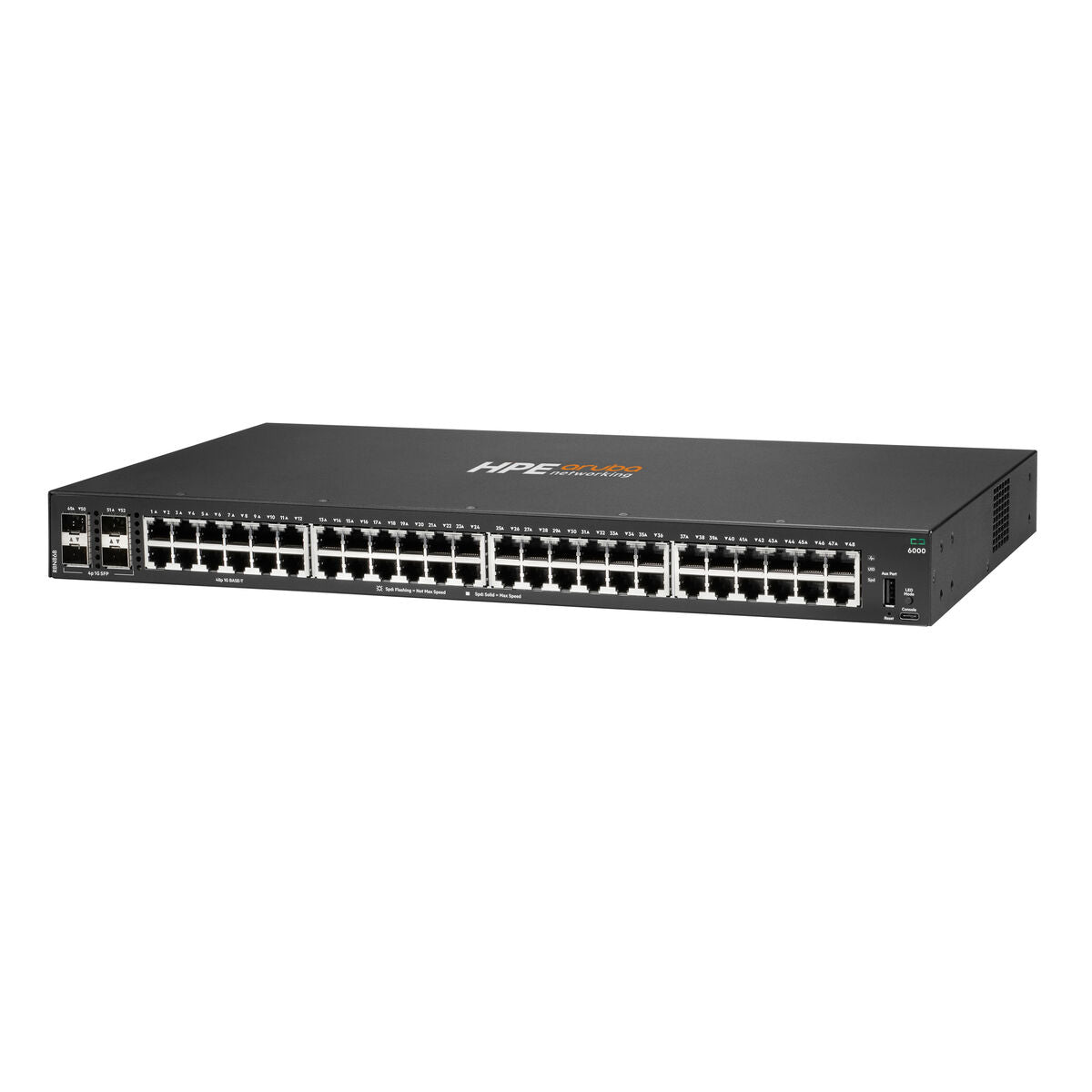 HPE Aruba Networking CX 6000 48p 10M/100M/1G 4p SFP 1G Switch EU en