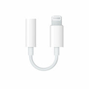 Apple MMX62 - Adaptateur d'origine Lightning vers Jack 3.5mm - Blanc (Blister)