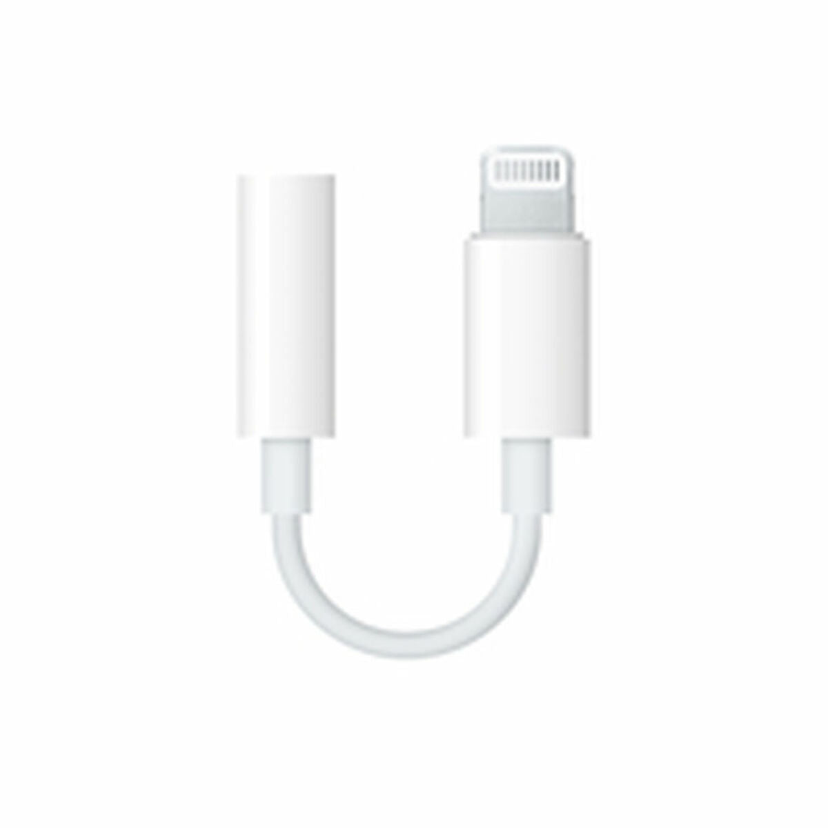 Apple MMX62 - Adaptateur d'origine Lightning vers Jack 3.5mm - Blanc (Blister)