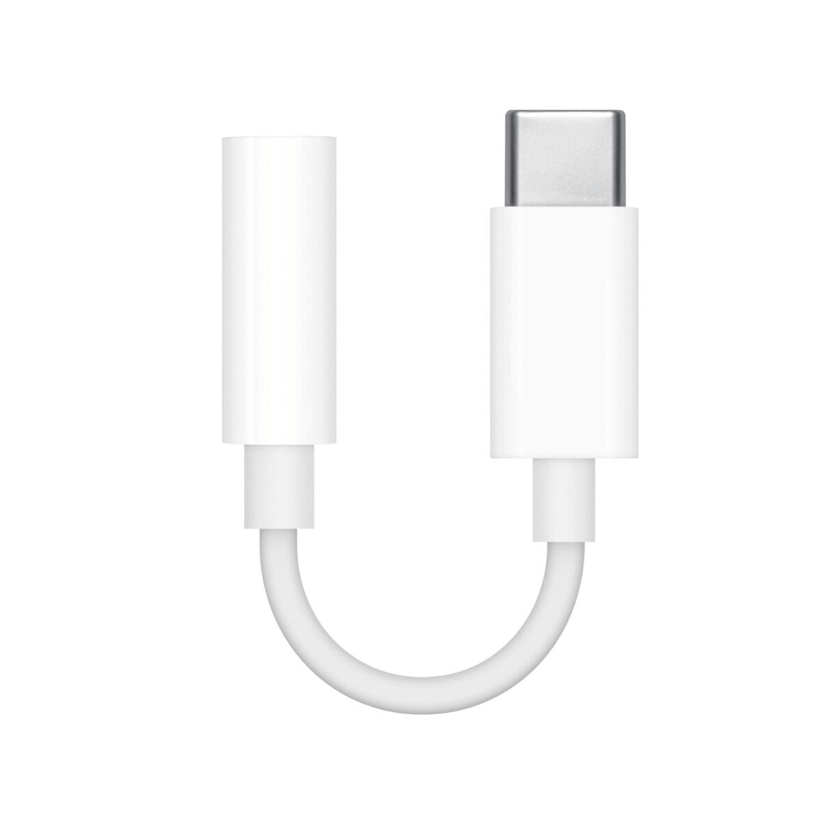 Apple MU7E2 - Adaptateur USB Type-C vers Jack 3.5mm - Blanc (Original, Blister)