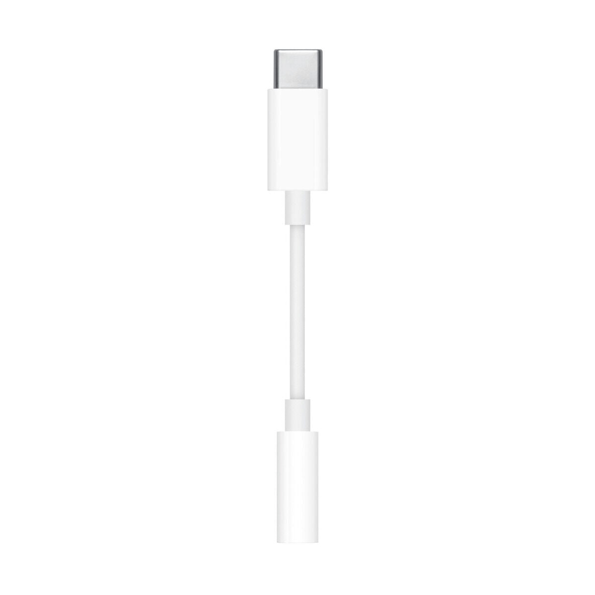 Apple MU7E2 - Adaptateur USB Type-C vers Jack 3.5mm - Blanc (Original, Blister)