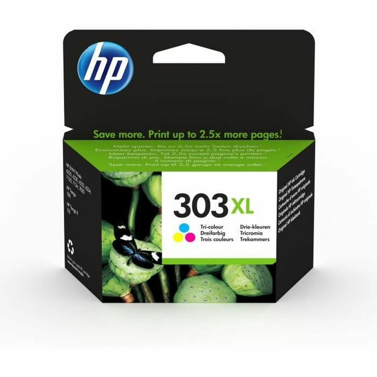 HP 303XL High Yield Tri-color Ink Cartridge WCF (P)
