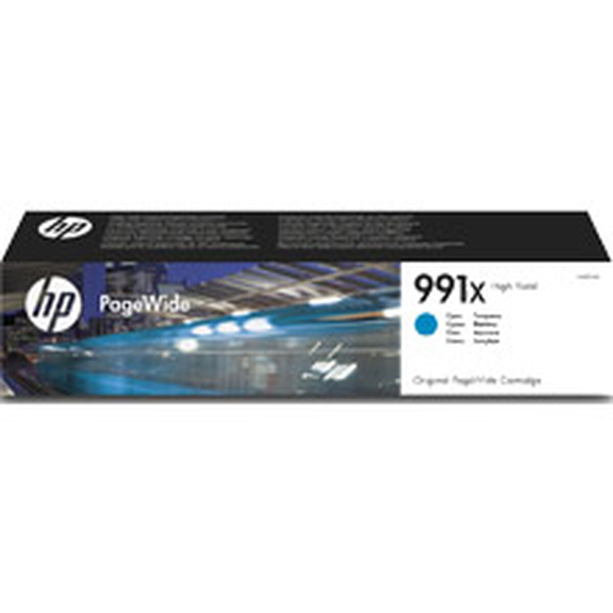 HP original PageWide 991X original Ink cartridge M0J90AE Cyan