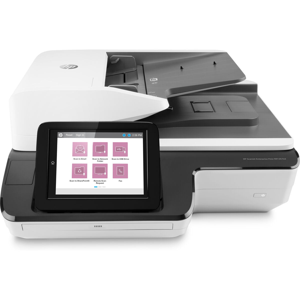 HP ScanJet Enterprise Flow N9120 fn2 Document scanner CIS Duplex 297x864mm 600dpix600dpi 120ppm ADF 200sheets 20000scans USB LAN