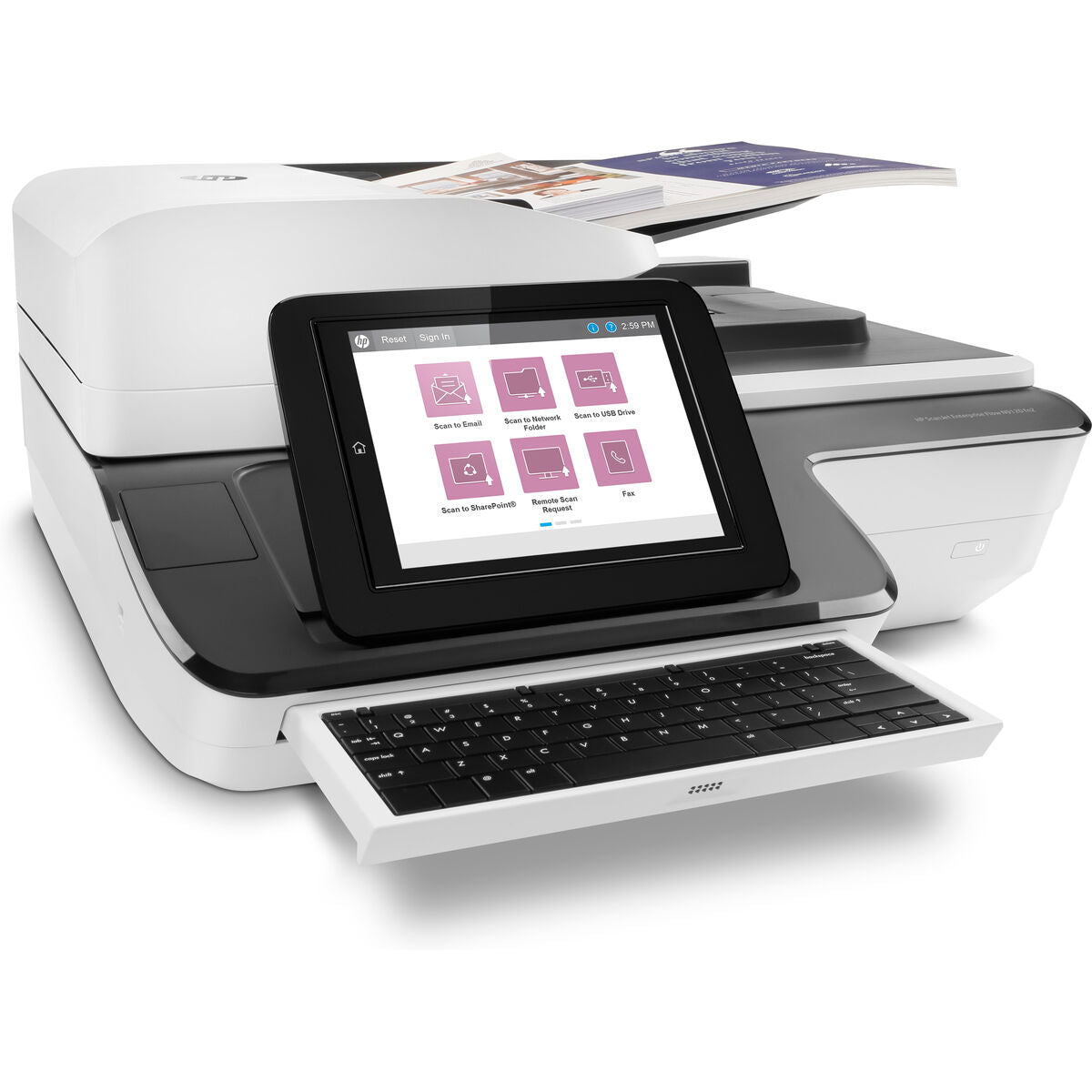 HP ScanJet Enterprise Flow N9120 fn2 Document scanner CIS Duplex 297x864mm 600dpix600dpi 120ppm ADF 200sheets 20000scans USB LAN