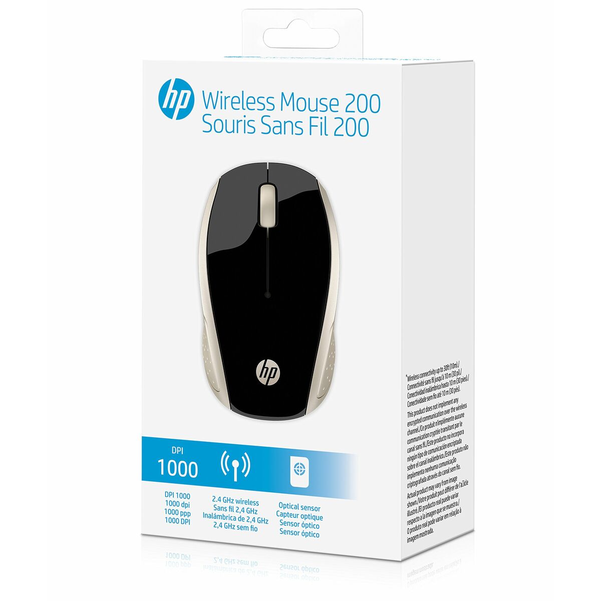 HP 200 Silk Gold Wireless Mouse