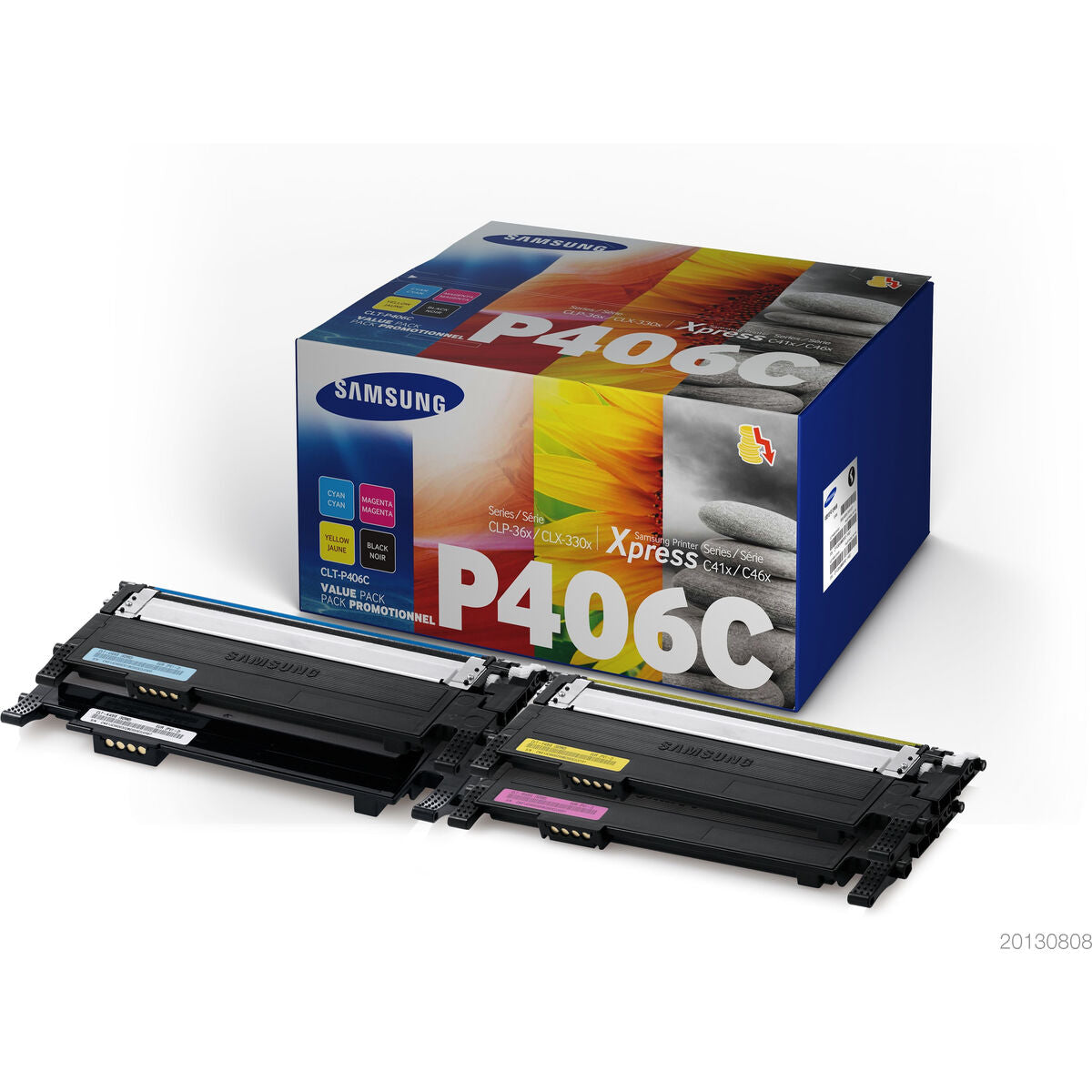 SAMSUNG original Toner cartridge LT-P406Cartridge/ELS 4-pk CartridgeYMK Toner cartridge SU375A