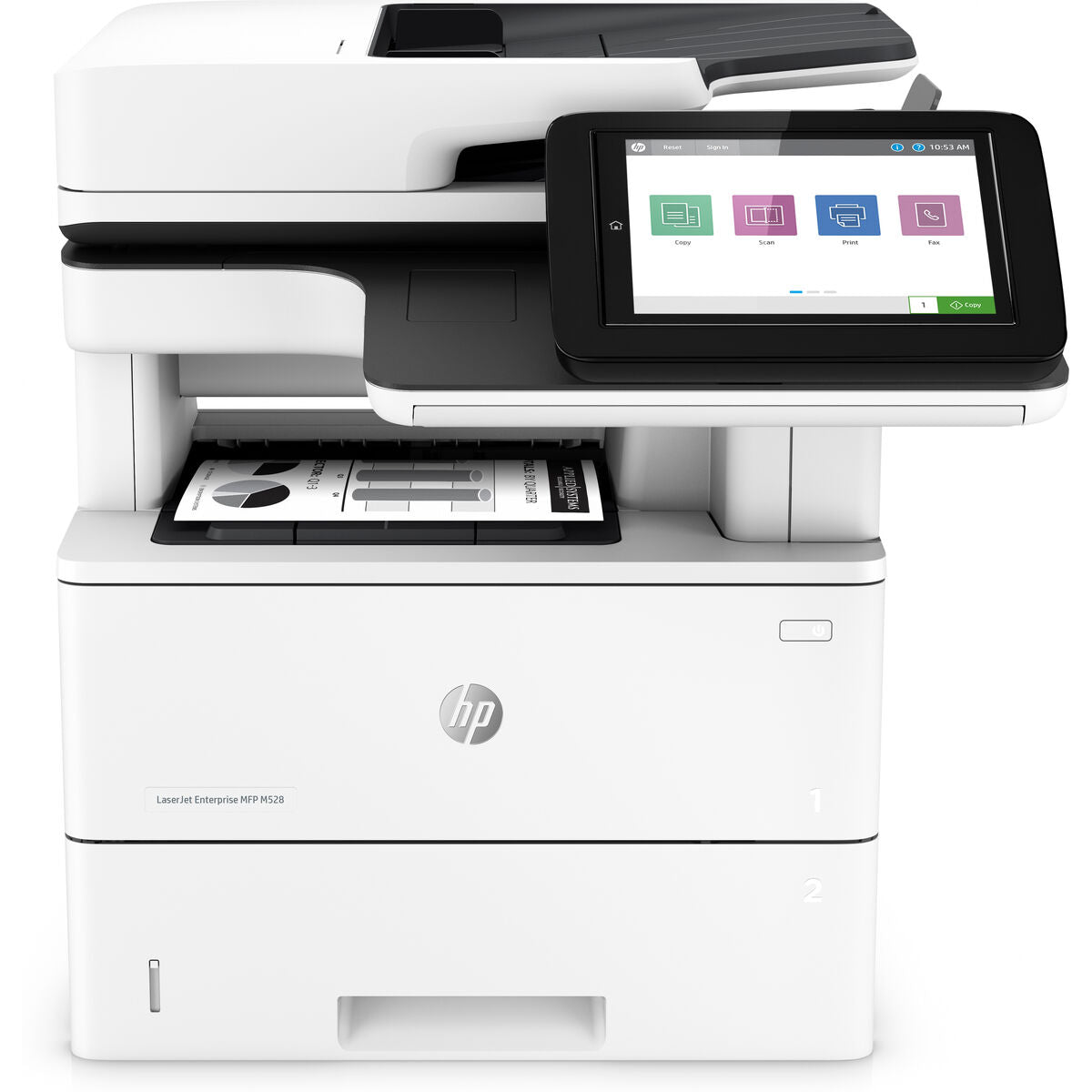 HP LaserJet Enterprise MFP M528dn MFP Mono laser A4 43ppm Copy 43ppm Print 650sheets USB LAN imprimante laser monochrome
