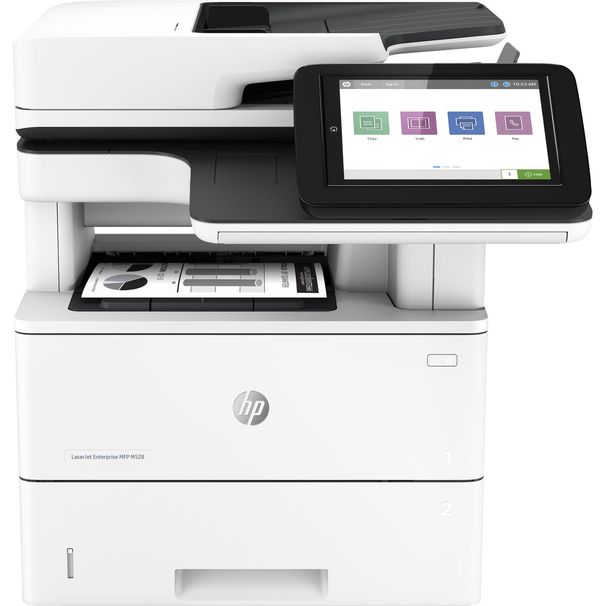 HP LaserJet Enterprise MFP M528dn MFP Mono laser A4 43ppm Copy 43ppm Print 650sheets USB LAN imprimante laser monochrome