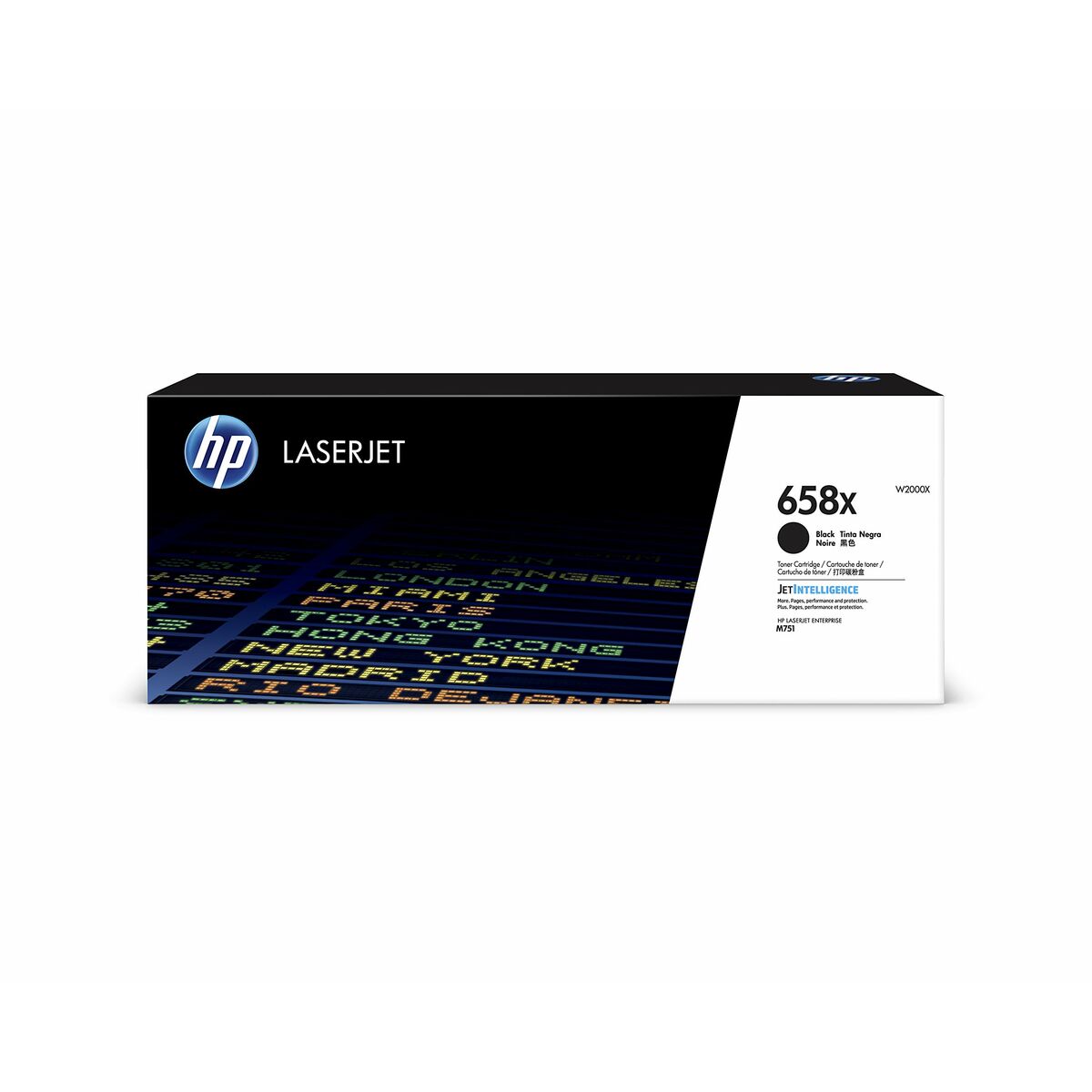 HP 658X Black LaserJet Toner Cartridge