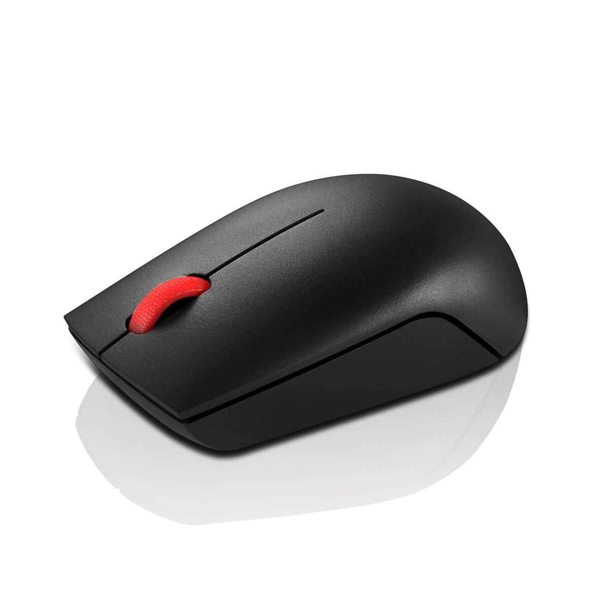LENOVO Essential Compact - Souris - droitiers et gauchers - 3 boutons - sans fil - 2.4 GHz - récepteur sans fil USB - noir