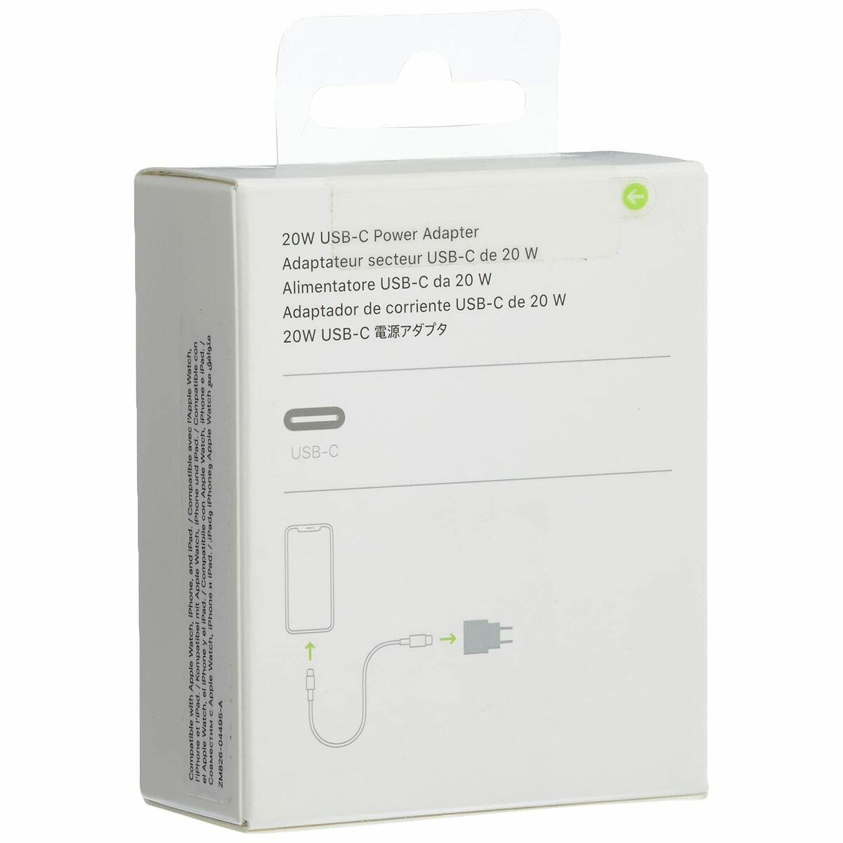 Apple MHJE3 - Adaptateur Secteur USB Type C - 20W - Blanc (Original, Blister)